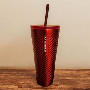 Starbucks Tumbler 24oz  Red with Straw
